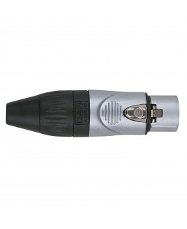 DAP XLR 3P X-type female Silver XLR Cable Connectors