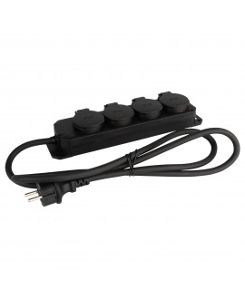DAP Multisocket Schuko 4-way 3x 1.5 mm² Ciabatte