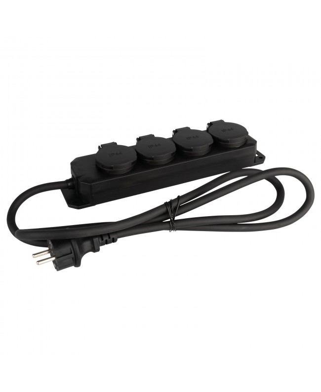 DAP Multisocket Schuko 4-way 3x 1.5 mm² 1.5 m Steckleisten