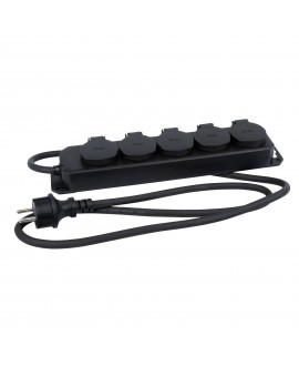 DAP Multisocket Schuko 5-way 3x 1.5 mm² 1.5 m Ciabatte