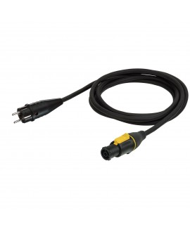PCE Power Cable powerCON TRUE1 to Schuko 3x 1.5 mm² 1.5 m PowerCON Kabel