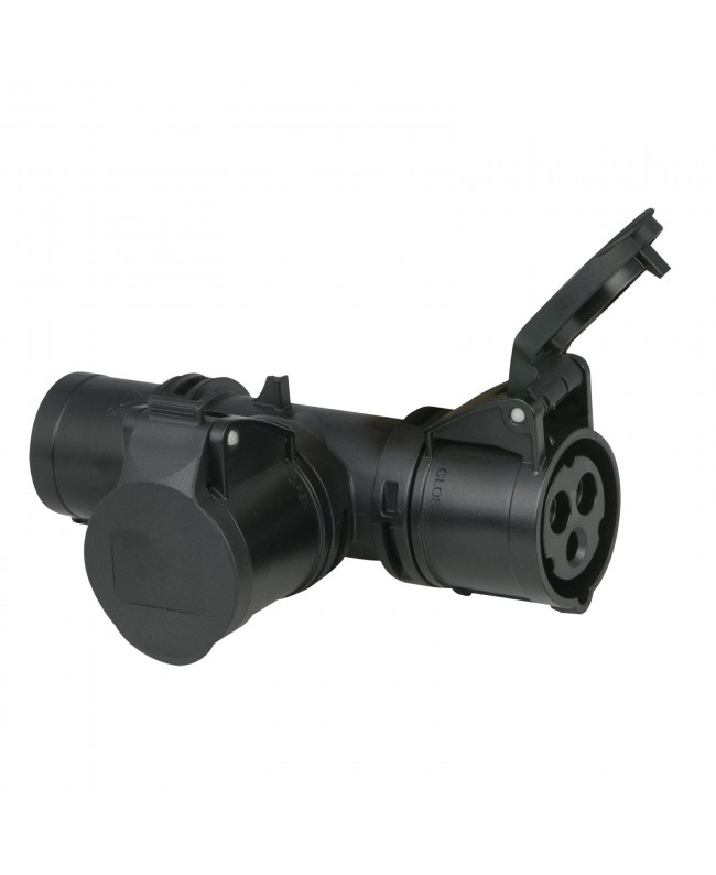 PCE T-Connect 2-Way 16/3 - Plug 16/3 IP44 Adapters