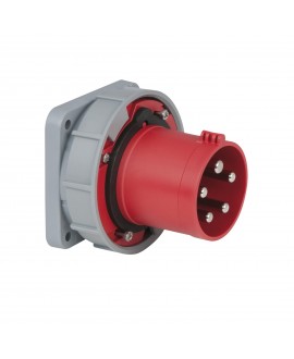 PCE CEE 63 A/400 V 5P Socket Male Red CEE Kabelsteckverbinder
