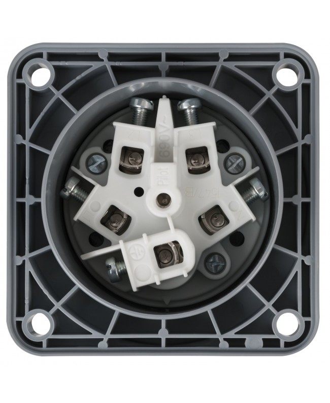 PCE CEE 63 A/400 V 5-pin Socket male Rosso - IP67