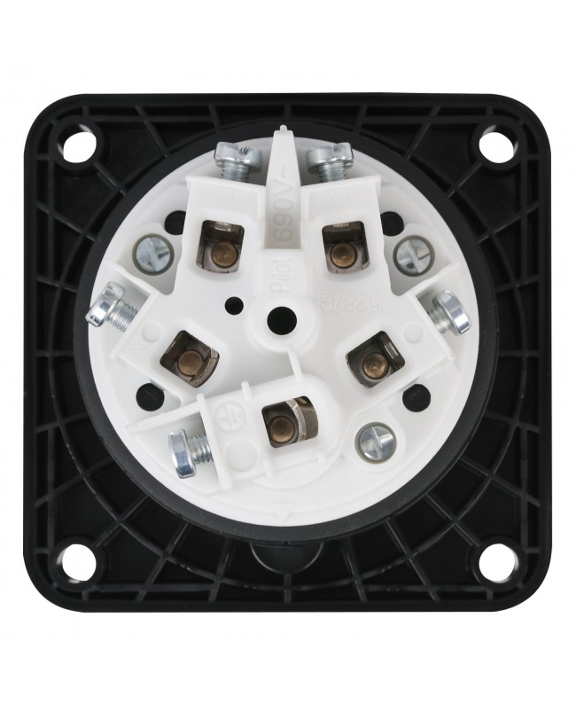 PCE CEE 63 A/400 V 5-pin Socket female Nero - IP67