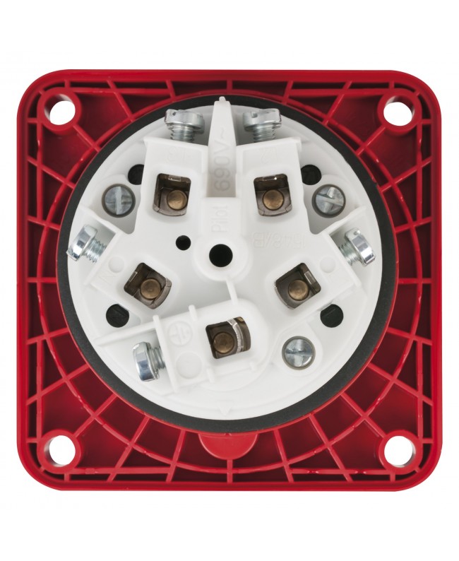 PCE CEE 63 A/400 V 5P Socket Female Red