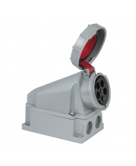 PCE CEE 63 A/400 V 5P Wallmount - Female CEE Kabelsteckverbinder