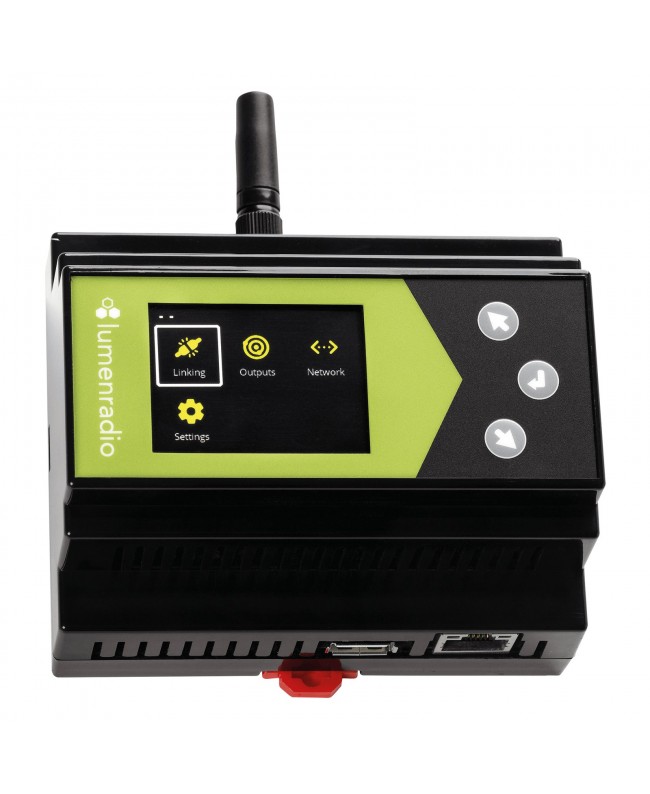 LUMENRADIO Galileo MAX Expandable DIN-rail W-DMX Transmitter