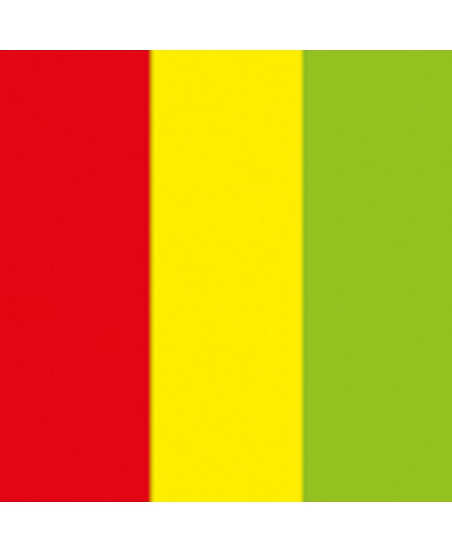 SHOWGEAR Handheld Confetti Cannon Pro 80 cm, red/yellow/green, flameproof and biodegradable
