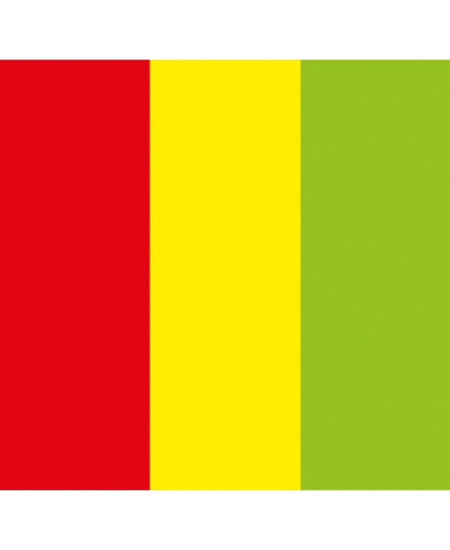 SHOWGEAR Handheld Confetti Cannon Pro 80 cm, red/yellow/green, flameproof and biodegradable