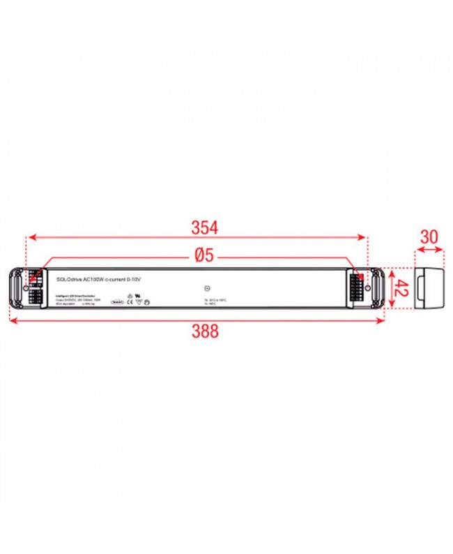 ELDOLED LINEARdrive AC - 100 W Strip transformators & controllers