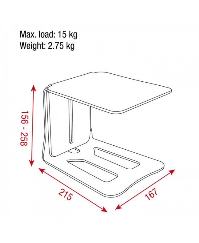 SHOWGEAR Table Monitor Stand Supporti