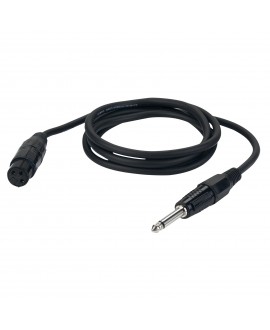 DAP FL02 - unbal. XLR/F 3P to Jack mono 3 m Cavi sbilanciati