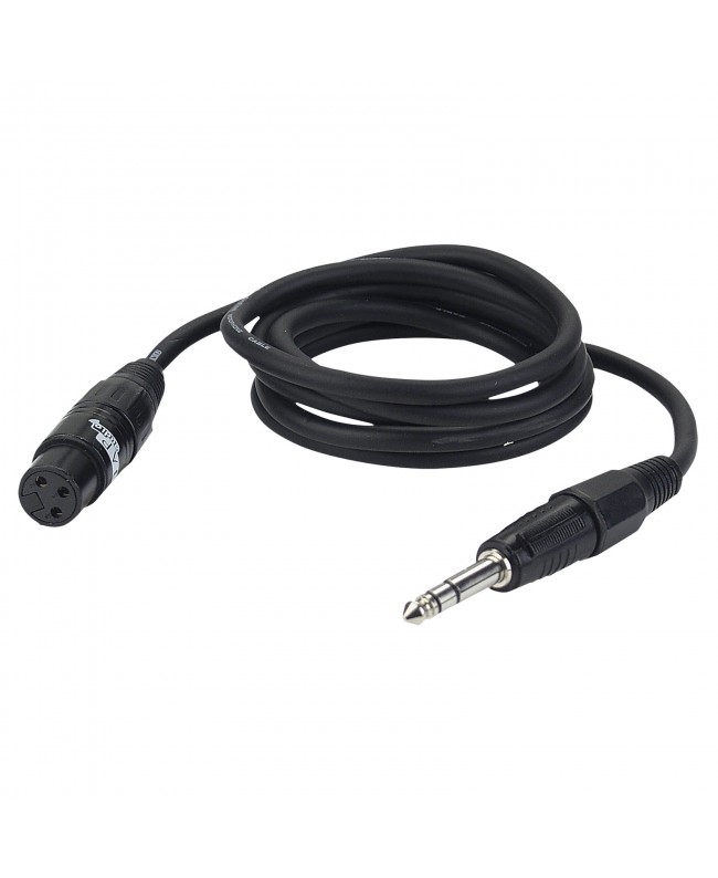 DAP FL03 - bal. XLR/F 3P to Jack stereo 3 m