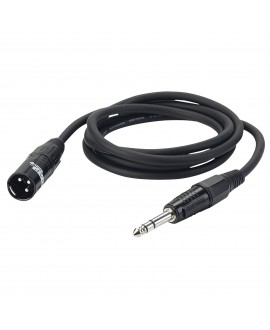 DAP FL04 - bal. XLR/M 3P to Jack stereo 3 m Balanced Cables