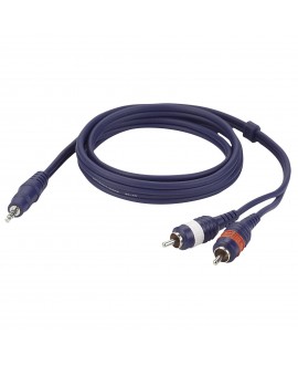 DAP FL30 - stereo mini-jack to 2 RCA male L/R 1,5 m