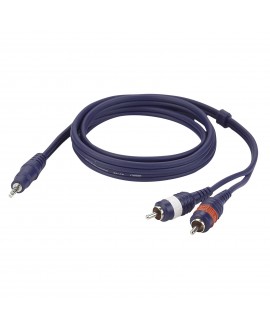 DAP FL30 - stereo mini-jack to 2 RCA male L/R 6 m