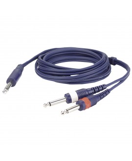 DAP FL32 - mono Jack to 2 mono Jack L/R 3 m