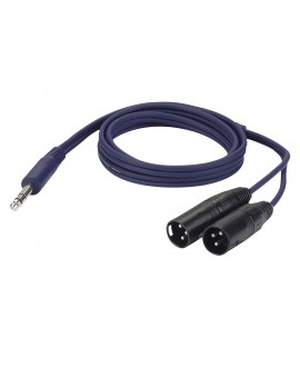 DAP FL36 - 2 x bal. XLR 3P, male to Jack stereo 1,5 m