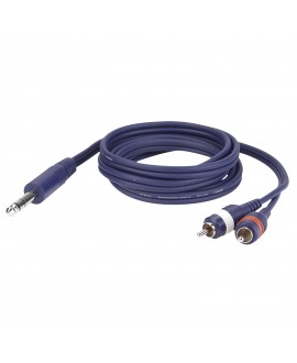 DAP FL35 - Stereo Jack to 2 RCA male L/R 6 m