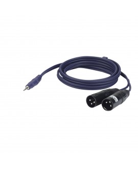 DAP FL46 - stereo mini-jack to 2 XLR/M 3P 3m
