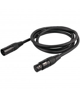 DAP FL86 - DMX/AES-EBU XLR/M 5P to XLR/F 5P 1.5 m DMX Kabel