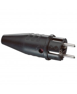 ABL Connettore Schuko maschio in gomma Connettori volanti SCHUKO