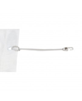 SHOWGEAR Shock Cord 25 cm Bianco Molton & tessuti di scena
