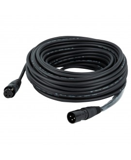 DAP FLR73 - IP65 DMX/AES-EBU XLR/M 3P to XLR/F 3P Rean RCX3 series 20 m DMX Cables