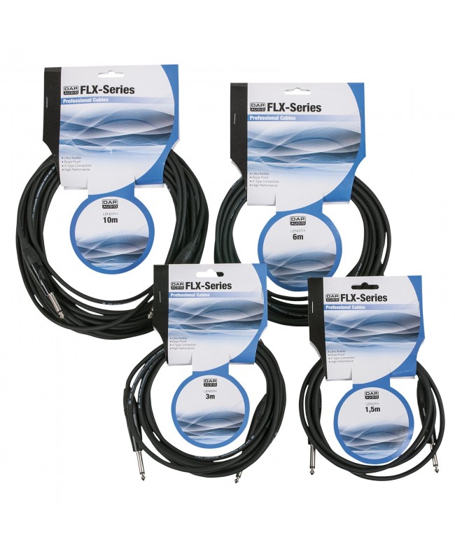 DAP FLX05 - unbal. Jack mono to Jack mono X-type 10 m
