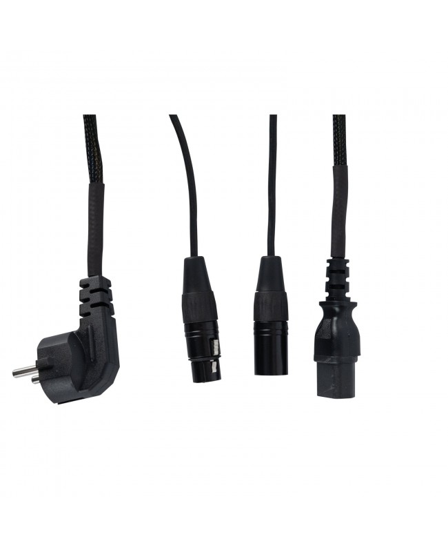 DAP FP08 - Schuko/XLR F - IEC/XLR M - Audio / Power 15 m - blu Cavi ibridi alimentazione & segnale audio