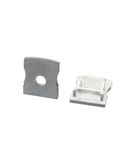 ARTECTA Profile Pro 35 End Caps Silver Zubehör für Strips & Tube lights