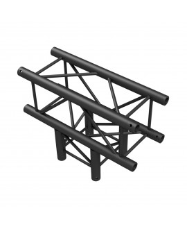MILOS Pro-30 Square G Truss - T-Cross 3-way- 71cm G (Global and Euro Ø 29,0 mm compatible), Black