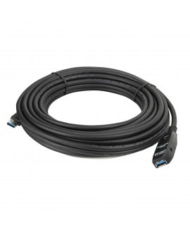 DAP USB 3.0 Active Extension Cable black, male - female 15 m - nero - maschio - femmina Cavi USB