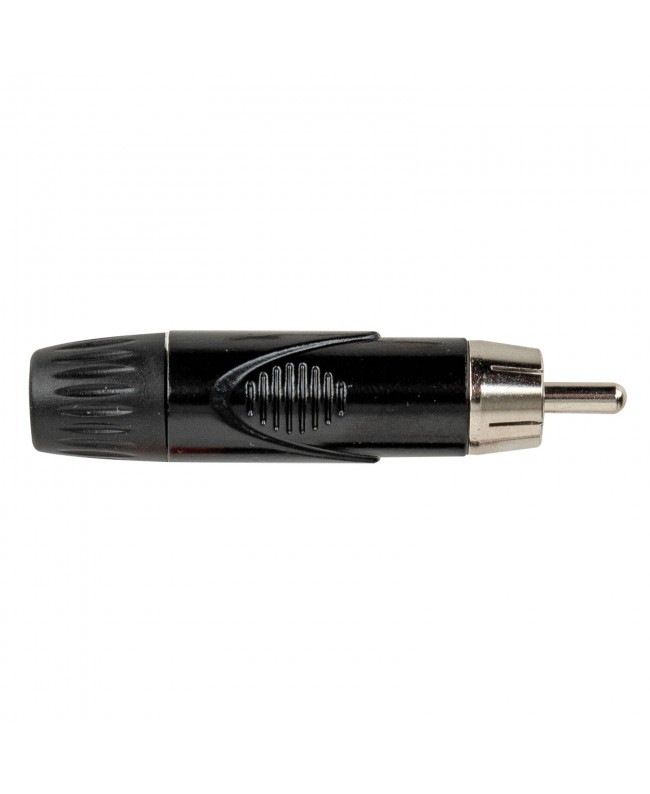 DAP Connettore RCA, maschio, alloggiamento di colore nero
