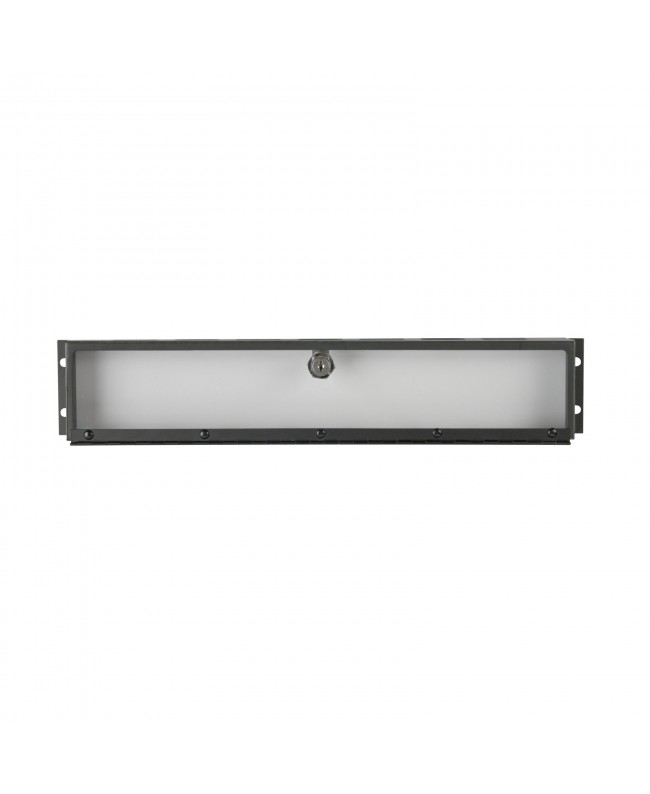 SHOWGEAR 19 Inch Protection Panel with Locker 2U Rackblenden