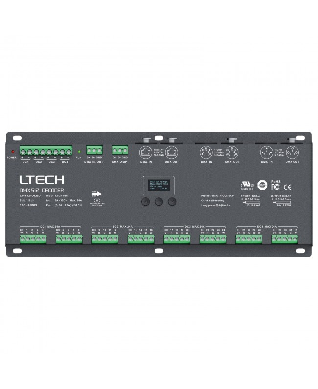 LTECH DMX LED Driver Strip Trafos & Controller