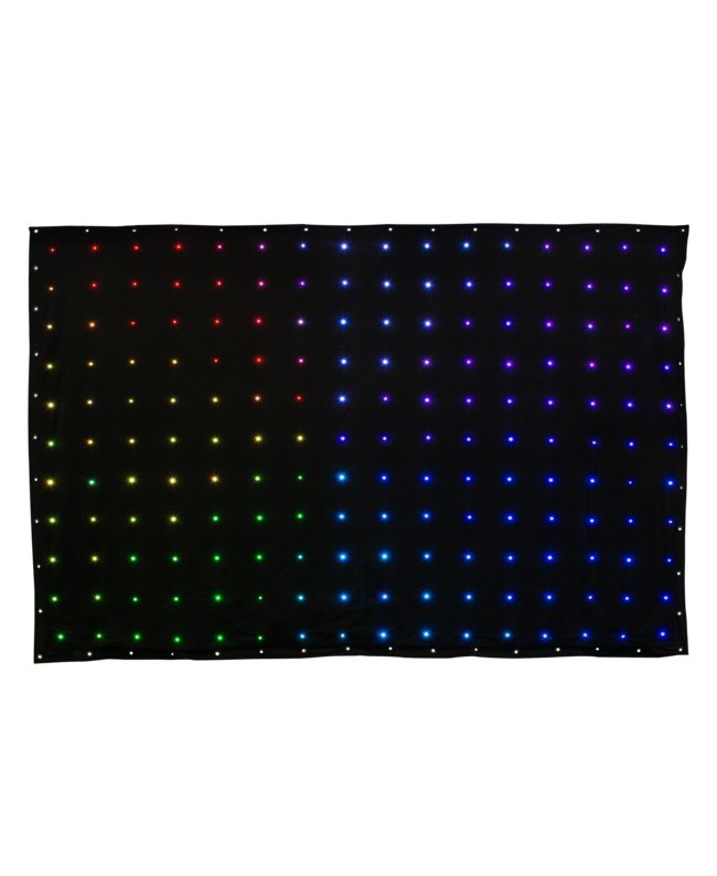 Tenda LED 3x2m RGB DMX flessibile Virtualdrape 