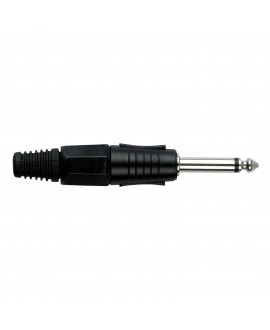 DAP 6.3 mm Jack Plug Mono Black housing Black, Black
