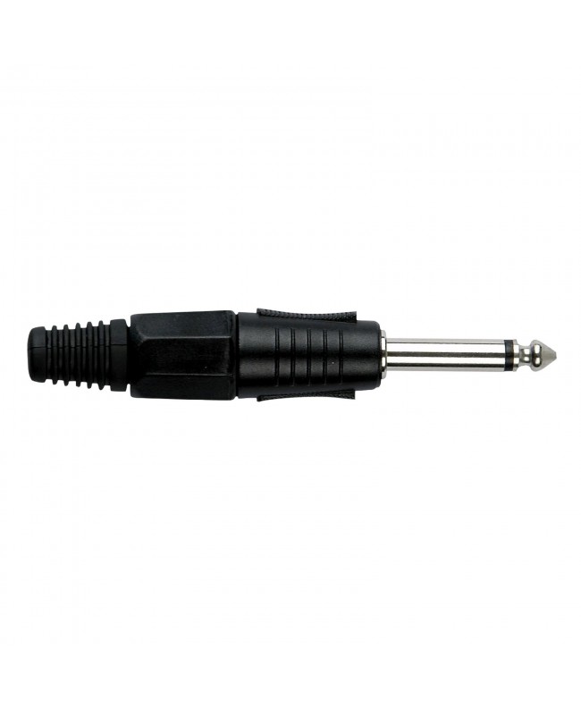 DAP 6.3 mm Jack Plug Mono Black housing Black, Black