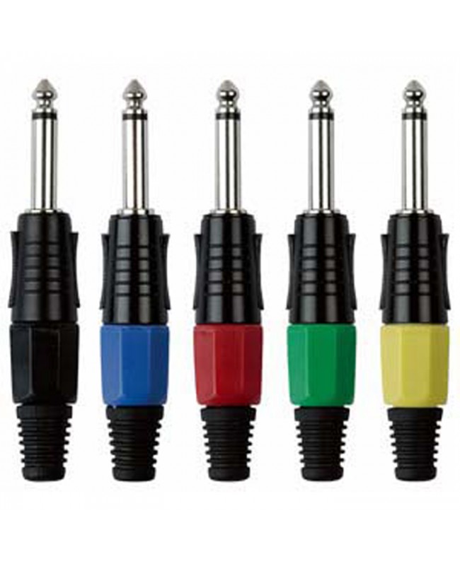 DAP 6.3 mm Jack Plug Mono Black housing Black, Black