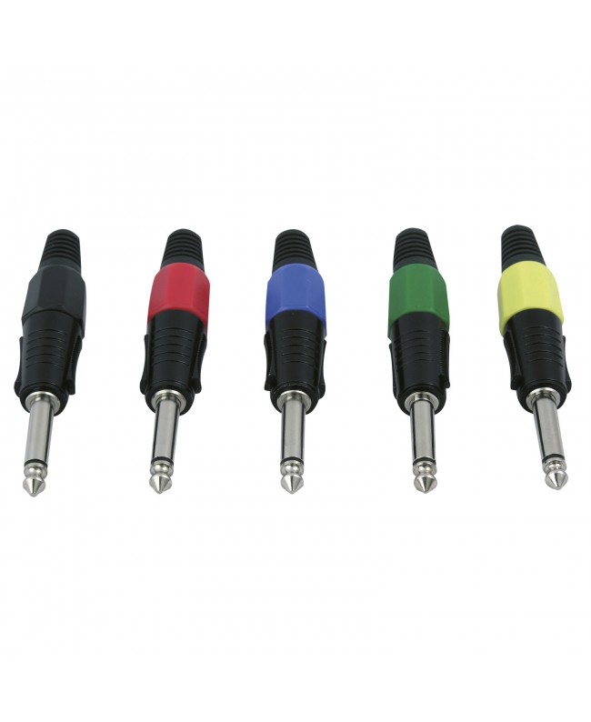 DAP 6.3 mm Jack Plug Mono Black housing Black, Black