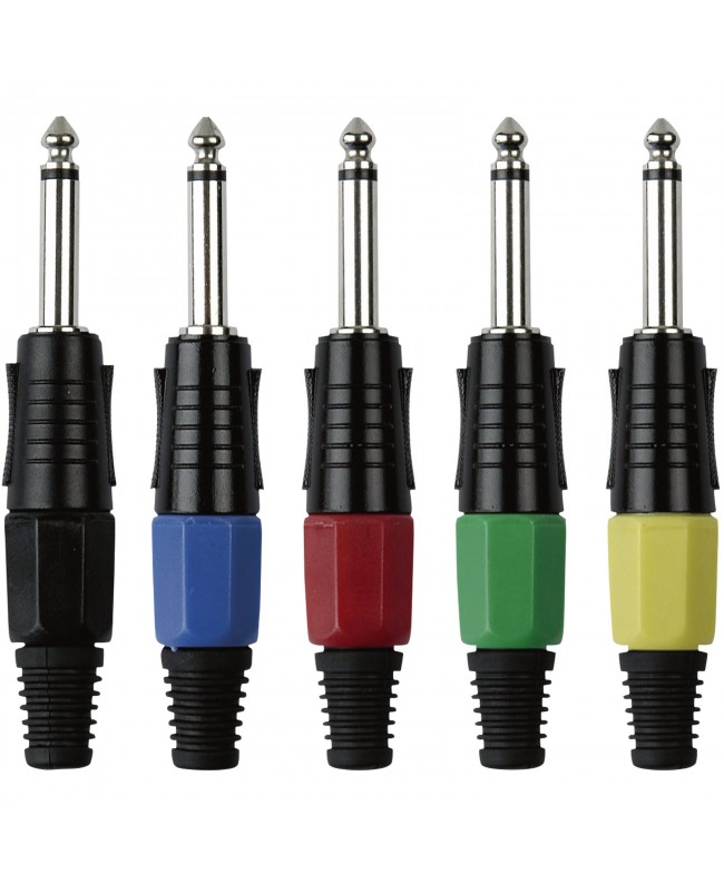 DAP 6.3 mm Jack Plug Mono Black housing Black, Black