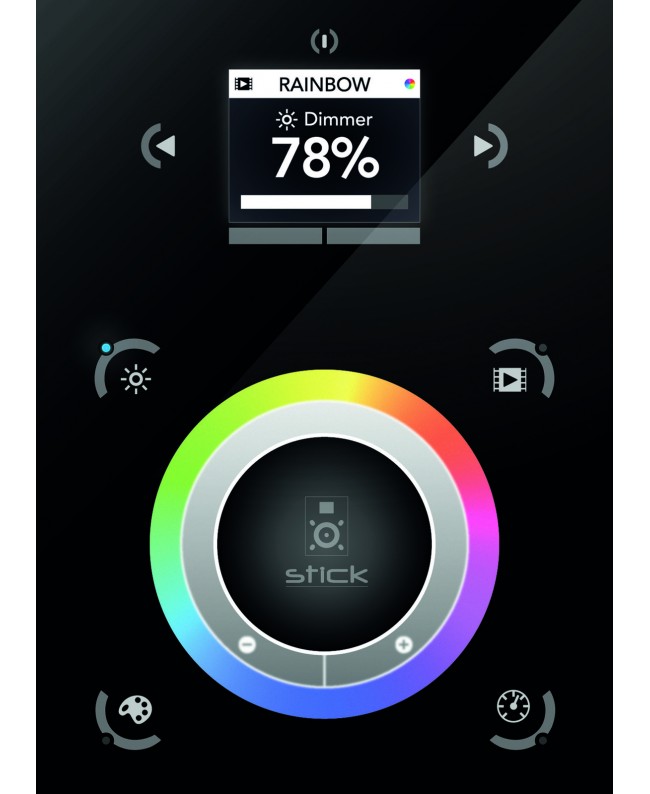 NICOLAUDIE ARCHITECTURAL Stick-DE3 Compact wall mount DMX controller