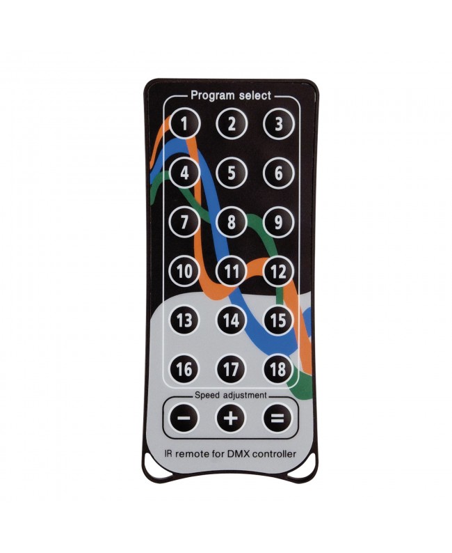 SHOWTEC Quick DMX IR Remote Telecomando opzionale per Rack 1024 Telecomandi per proiettori