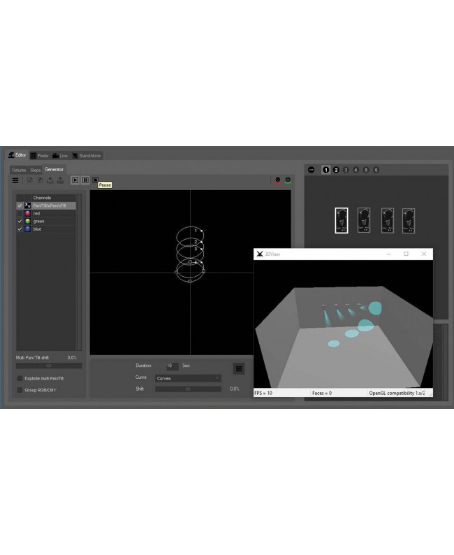 SHOWTEC Quick DMX IR Remote Fernbedienungen für Lichter