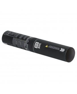 SHOWGEAR Handheld Confetti Cannon Small 28 cm, white, flameproof and biodegradable