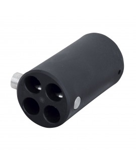 WENTEX 4-Way Connector Replacement Ø45.7 mm Black