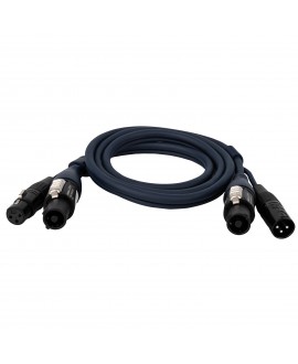 DAP Cavo Hybrid FP17 - powerCON and 3-pin XLR Cavi ibridi alimentazione & segnale audio