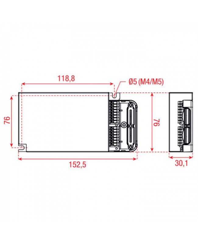 ELDOLED SOLOdrive AC - 50 W Strip Trafos & Controller